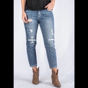 Flying Monkey Y2159 distressed rigid boyfriend jeans Women’s Size 26